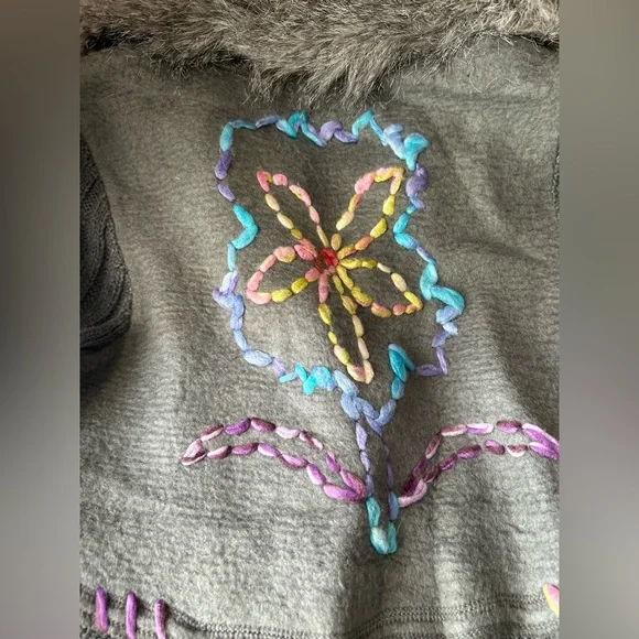 Vintage Women's Y2K Papillon Long Cardigan Jacket - Picture 9 of 13